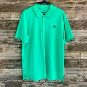 Adidas Golf Sea Foam Green Short Sleeve